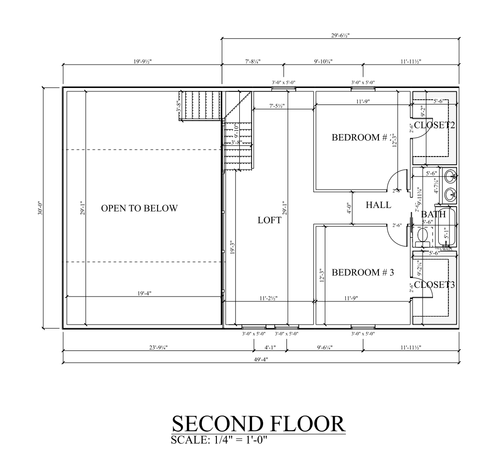 PL-62749 Wellington Barndominium House Plan