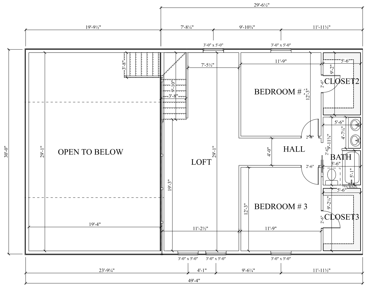 PL-62749 Wellington Barndominium House Plan