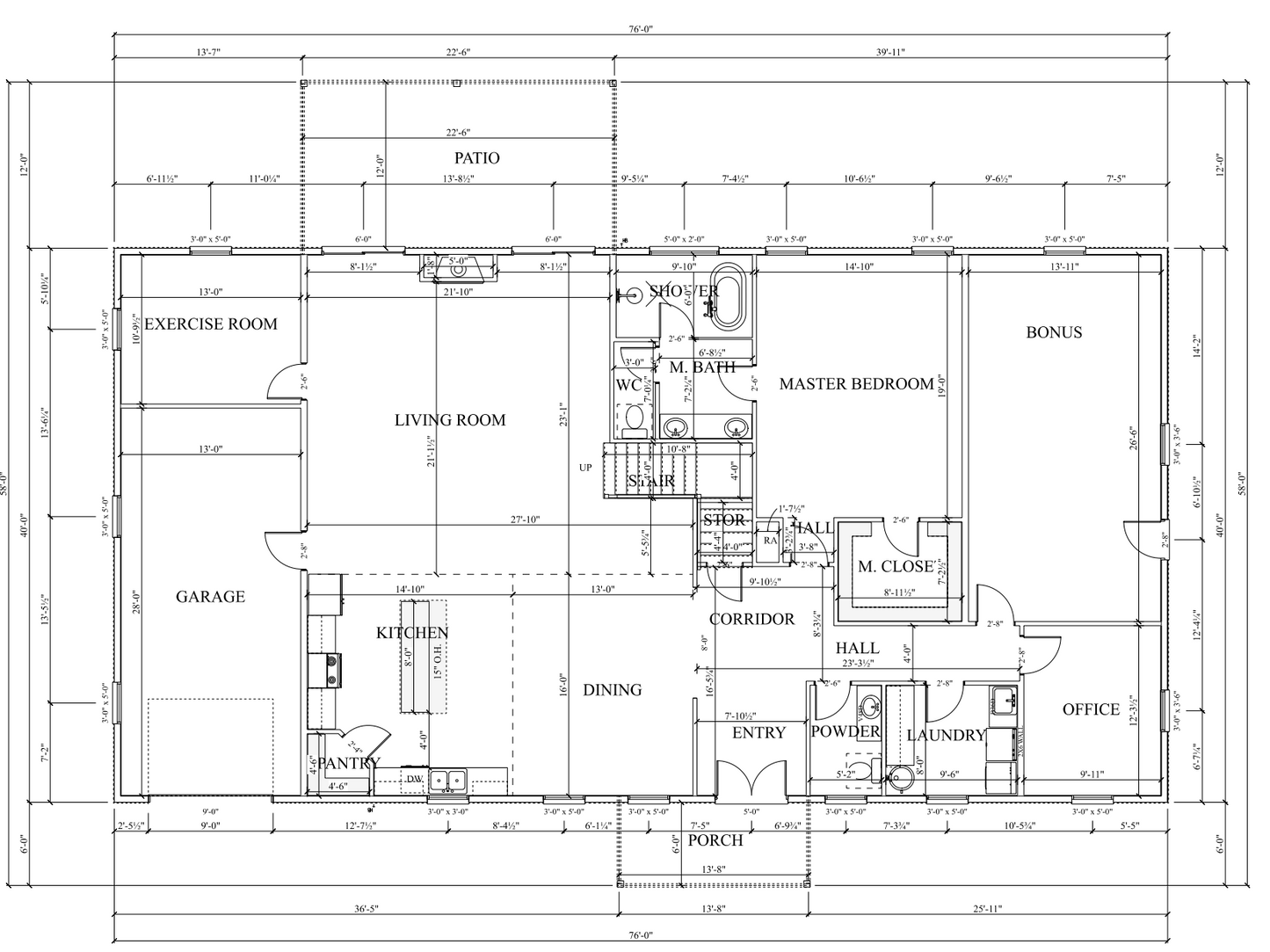 PL-62831 Ava Barndominium House Plan