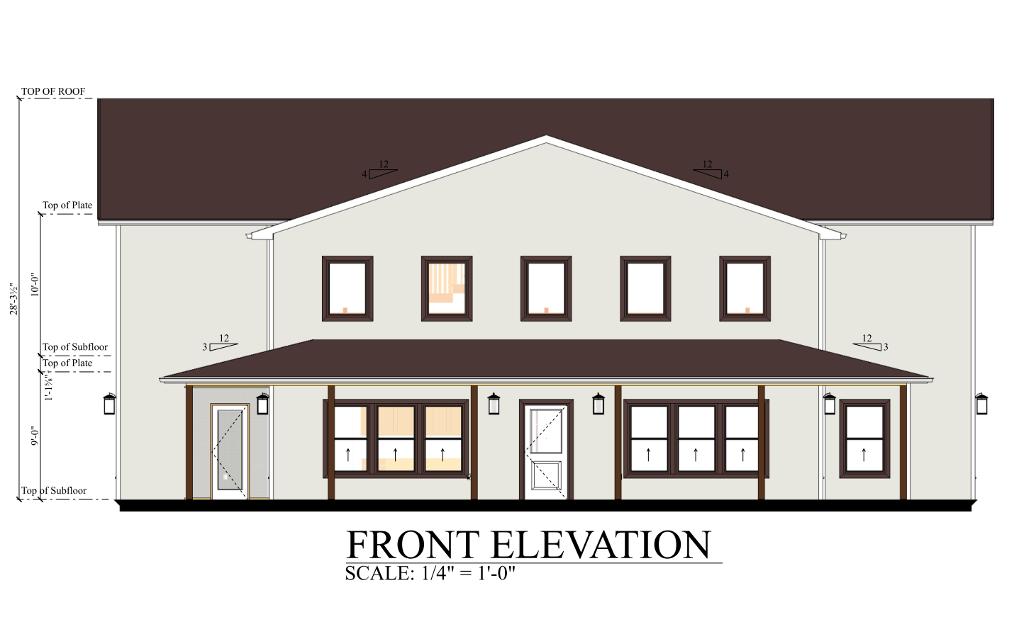 PL-62832 Brantley Barndominium House Plan