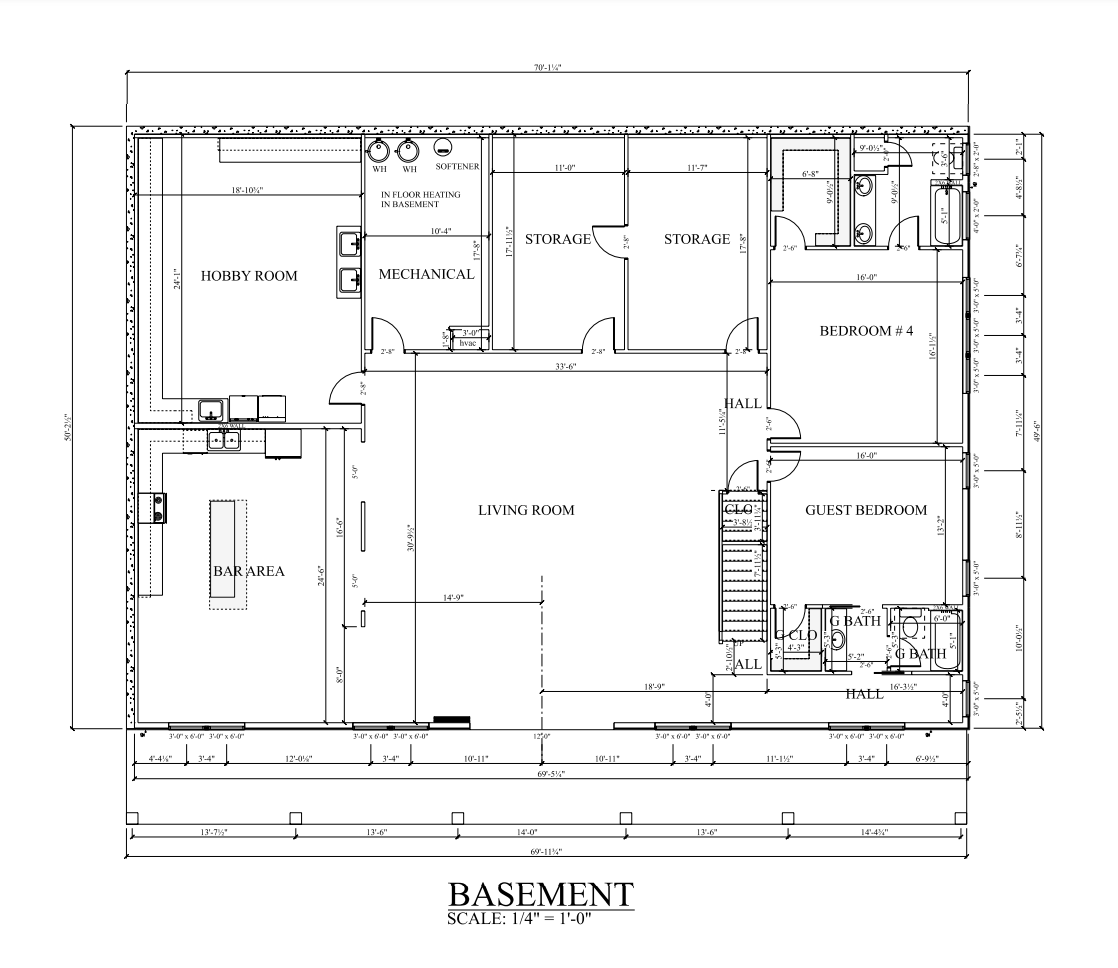 PL-62833 Kingsley Barndominium House Plan