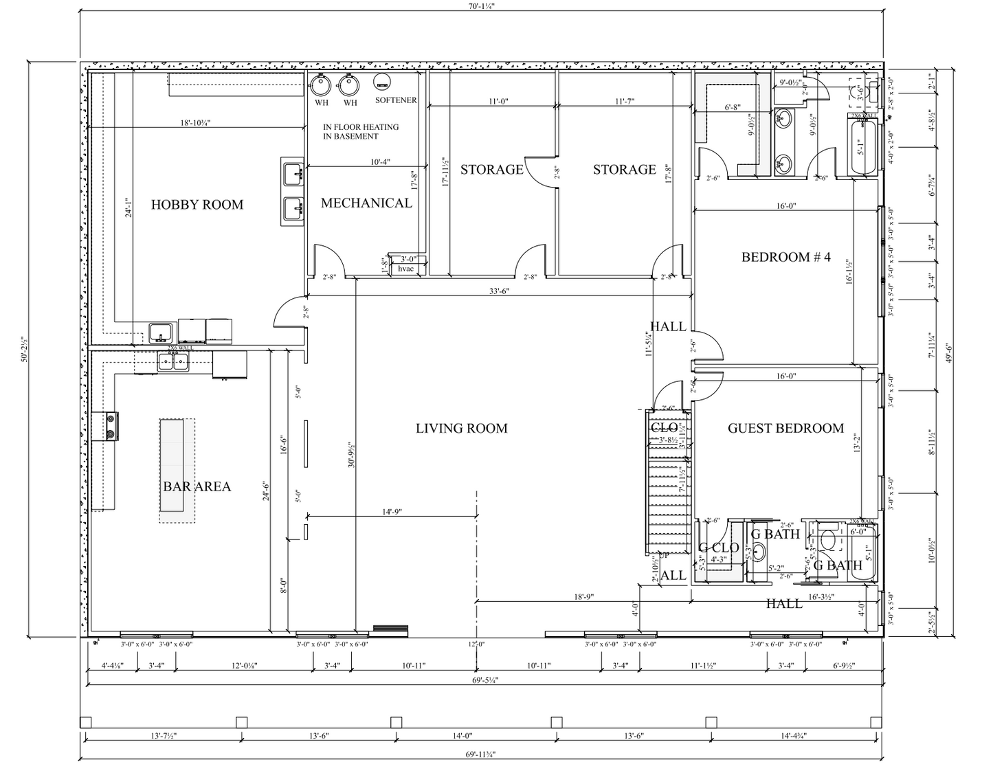 PL-62833 Kingsley Barndominium House Plan