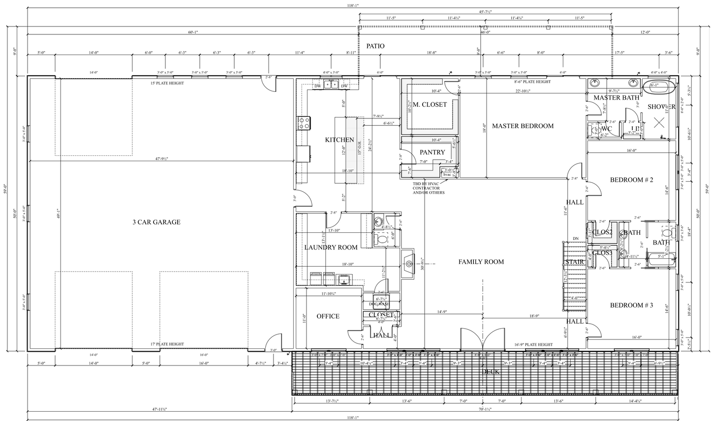 PL-62833 Kingsley Barndominium House Plan