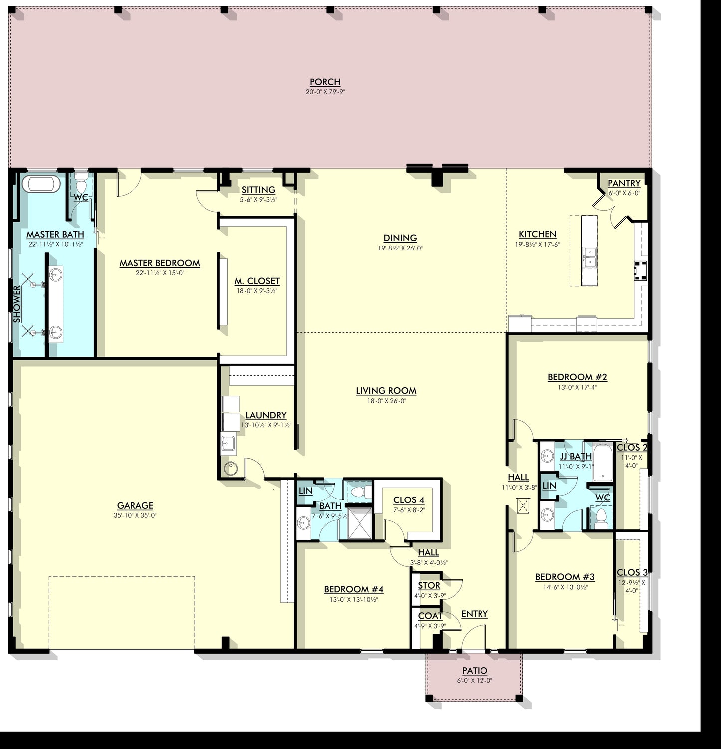 PL-62834 Edison Barndominium House Plan