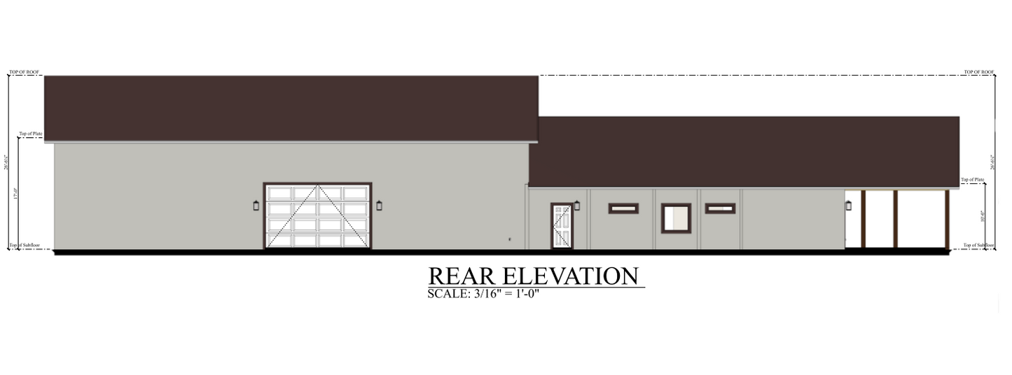 PL-62835 Gail Barndominium House Plan