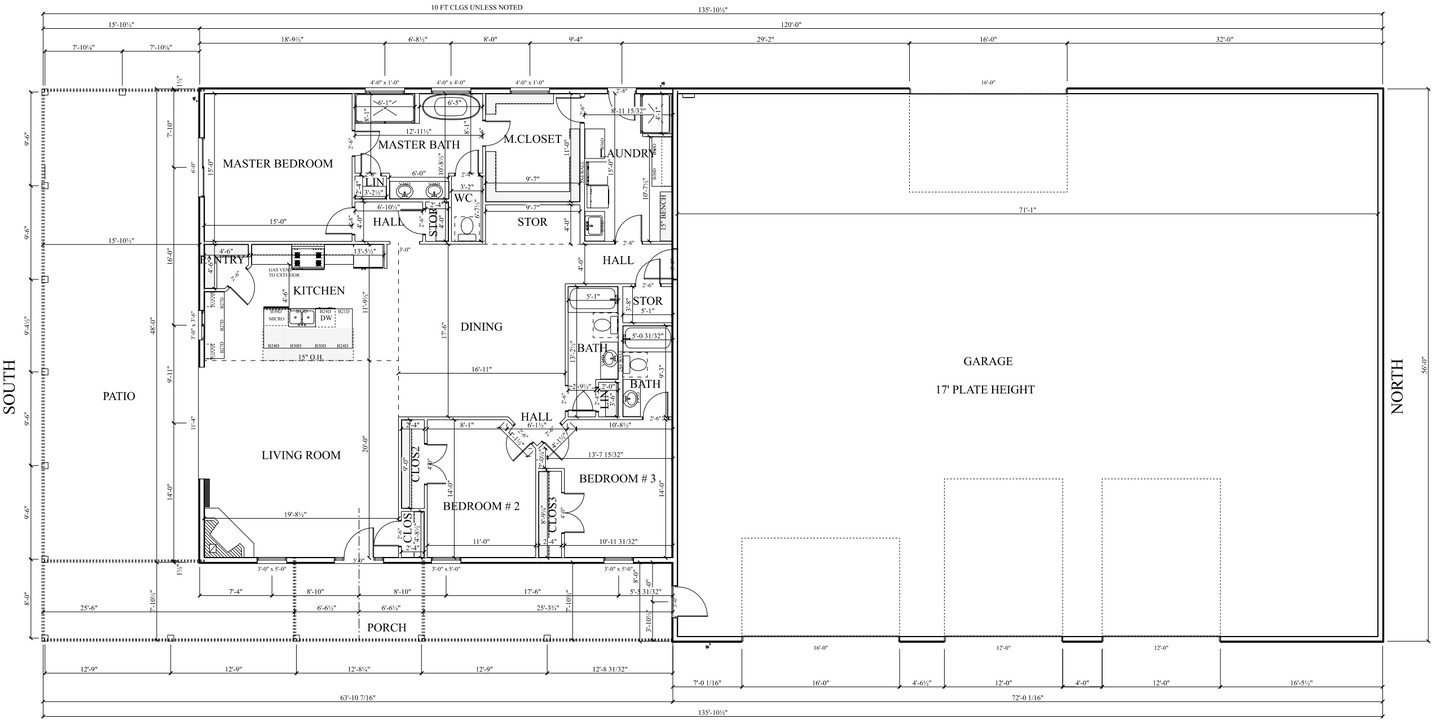 PL-62835 Gail Barndominium House Plan