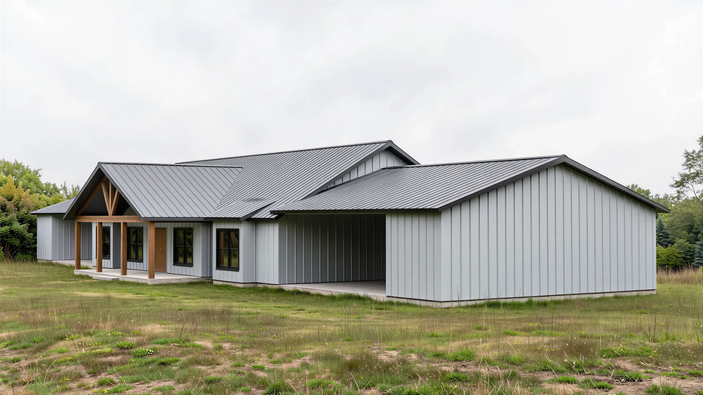 PL-62839 Wilkerson Barndominium House Plan