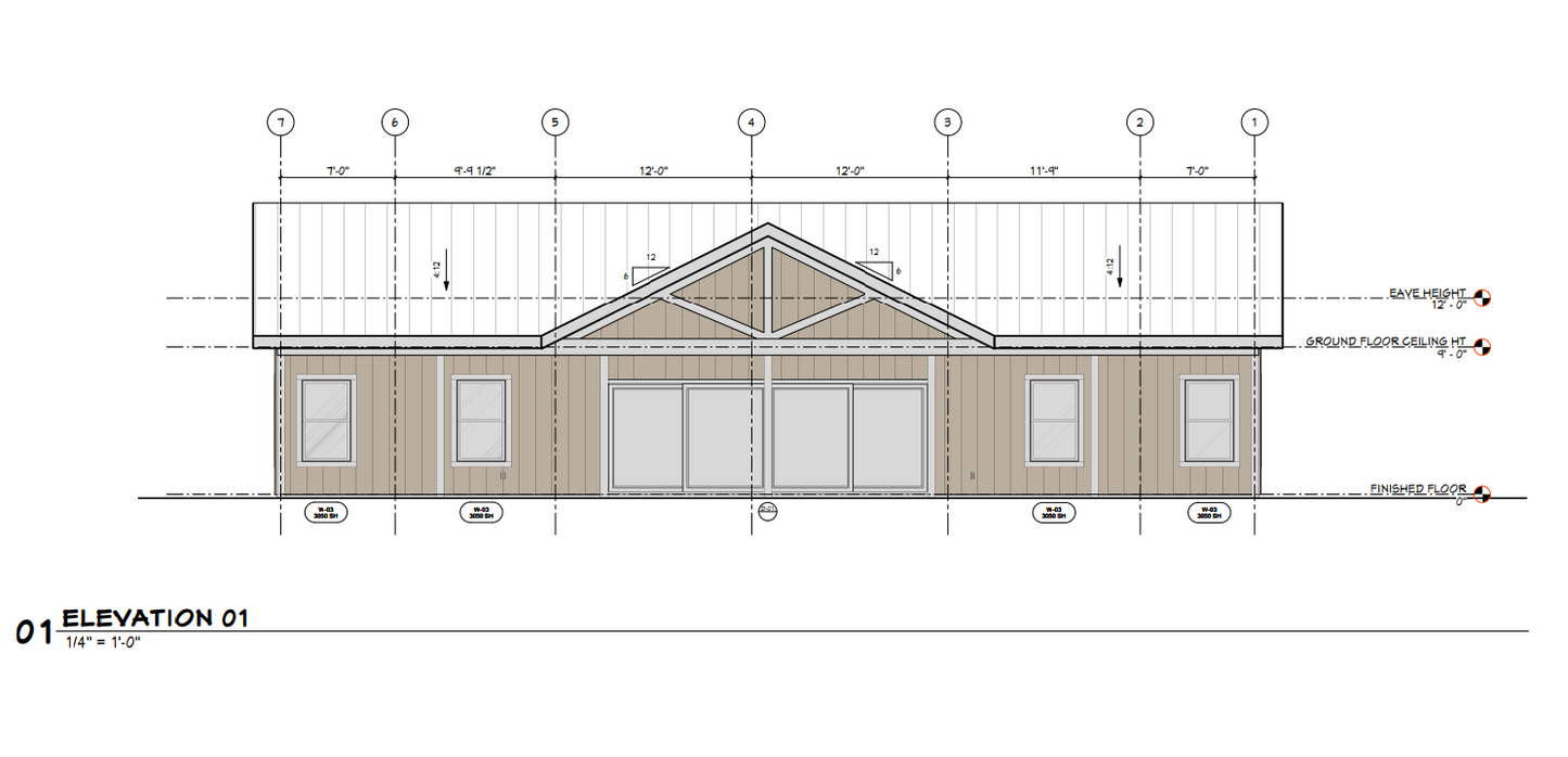 PL-62840 Dean Barndominium House Plan