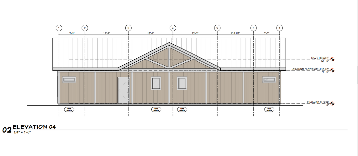 PL-62840 Dean Barndominium House Plan