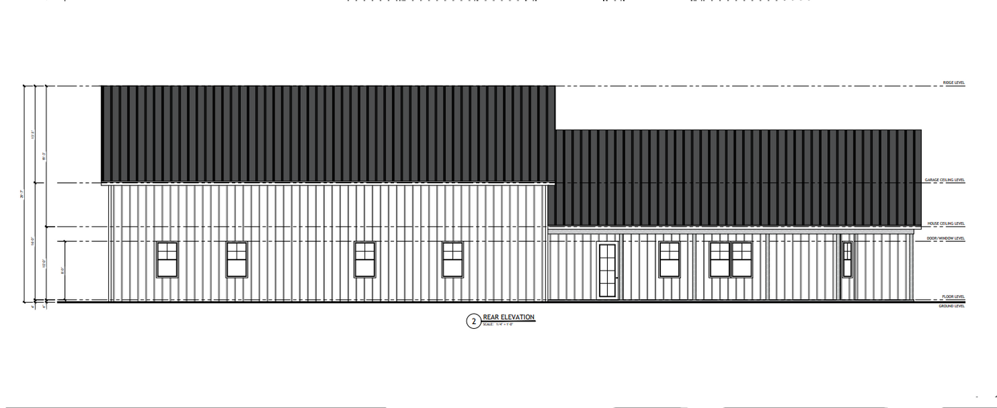 PL-62843 Garst Barndominium House Plan