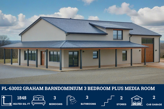 PL-63002 Graham Barndominium House Plan