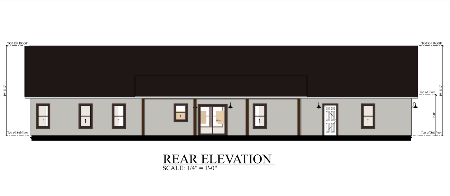 PL-64001 Skipper Barndominium House Plan