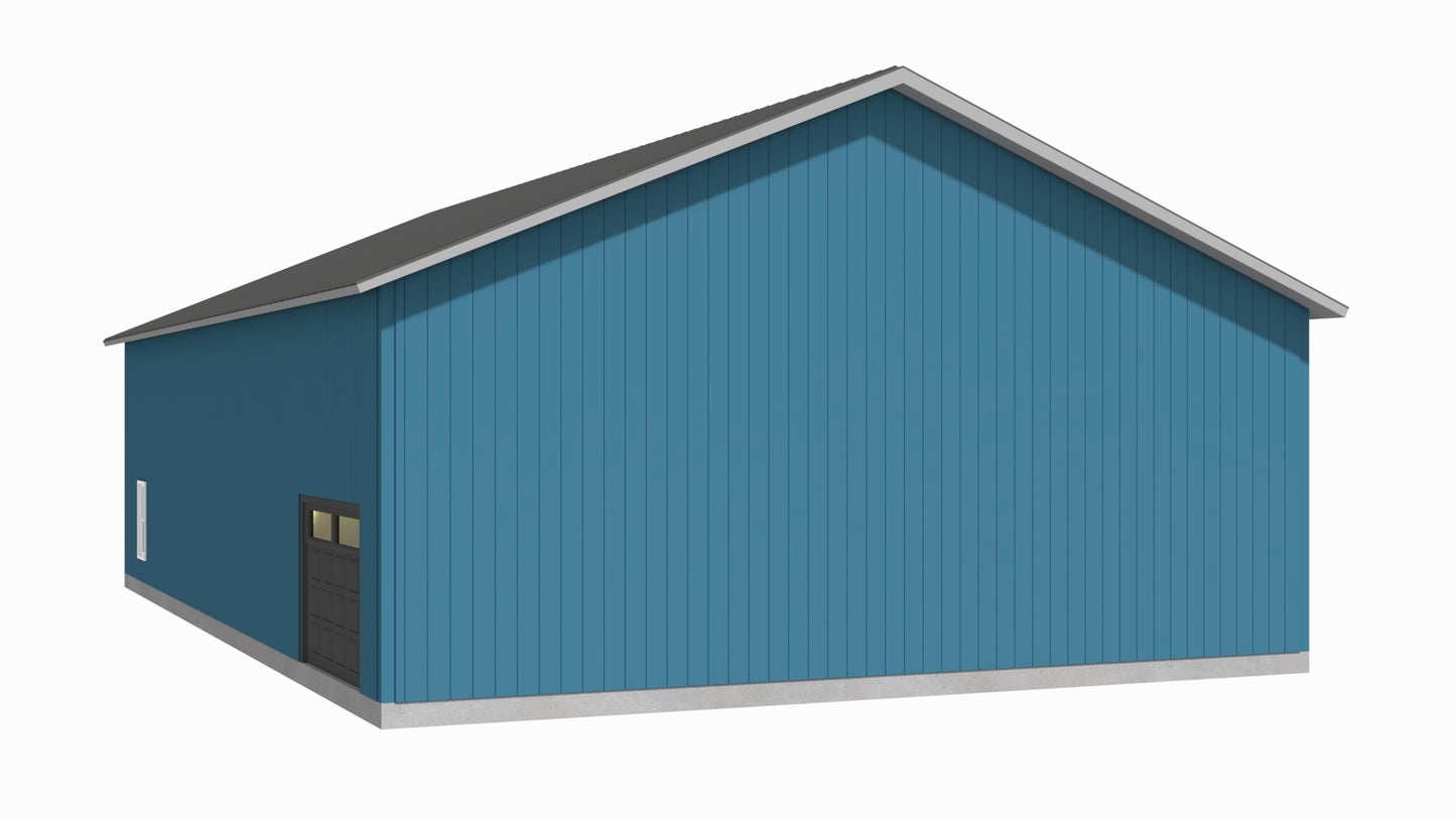 PL-64005 Zenith Barndominium House Plan