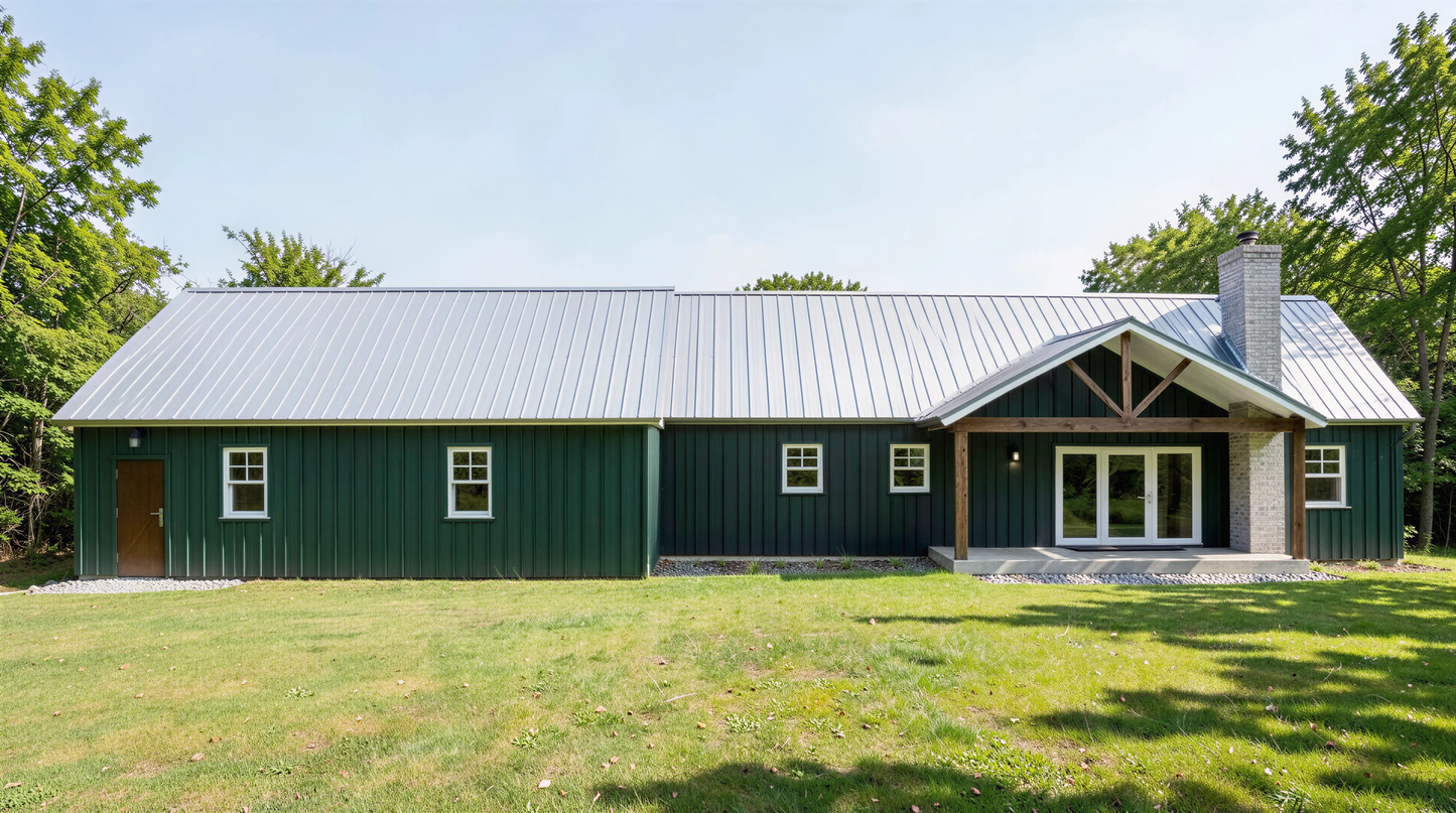 PL-64007-J Jodi Barndominium House Plan