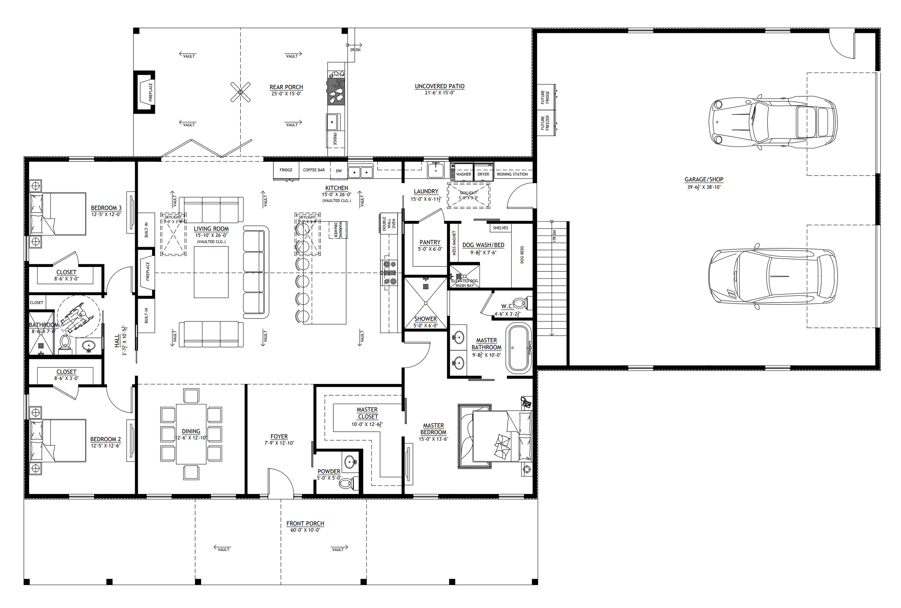 PL-64007-J Jodi Barndominium House Plan – Barndominium Plans