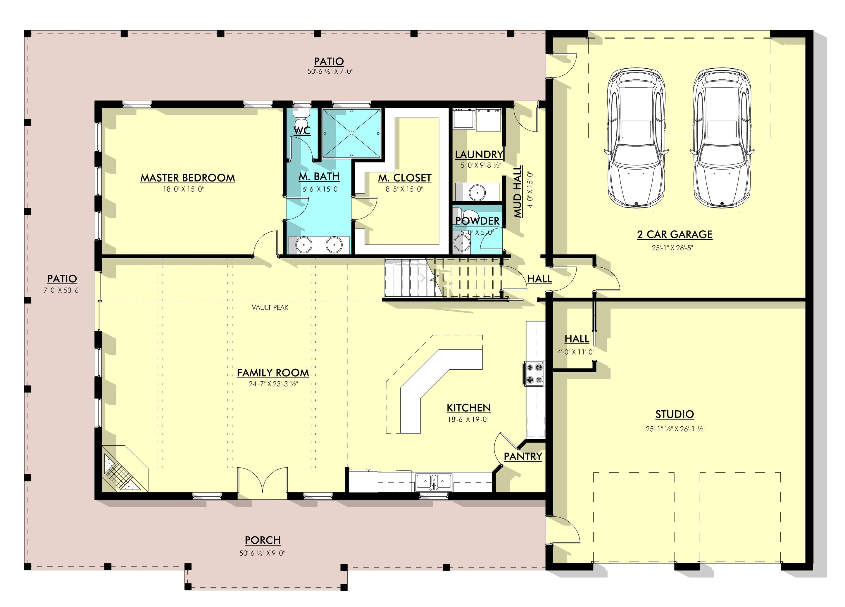 PL-64009 Stuart Barndominium House Plan – Barndominium Plans