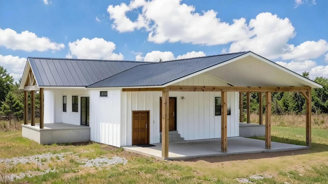 PL-64011 Silverwood Barndominium House Plan