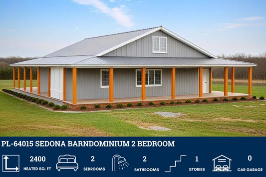 PL-64015 Sedona Barndominium House Plan