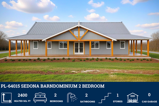 PL-64015 Sedona Barndominium House Plan