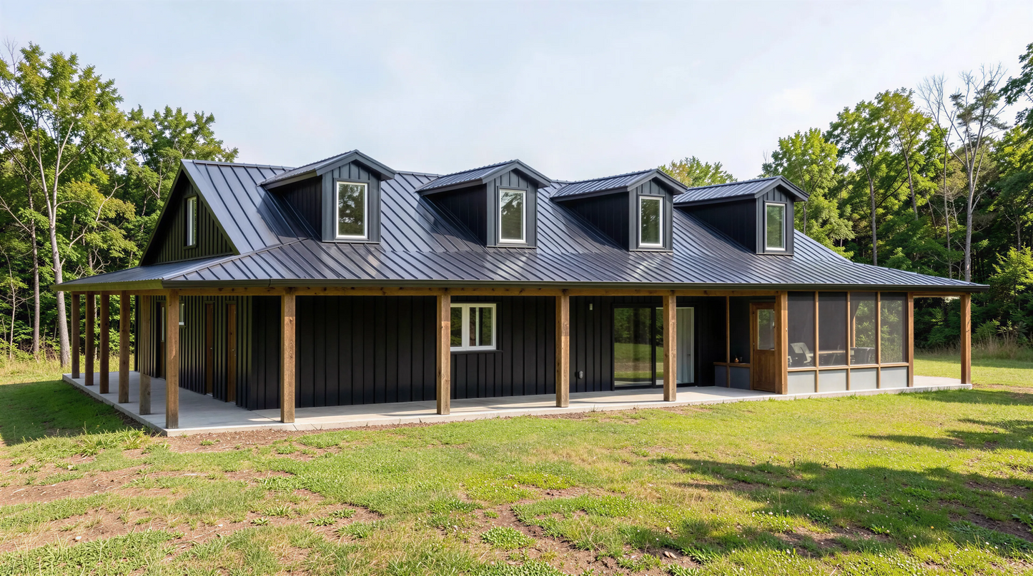PL-64015 Sedona Barndominium House Plan