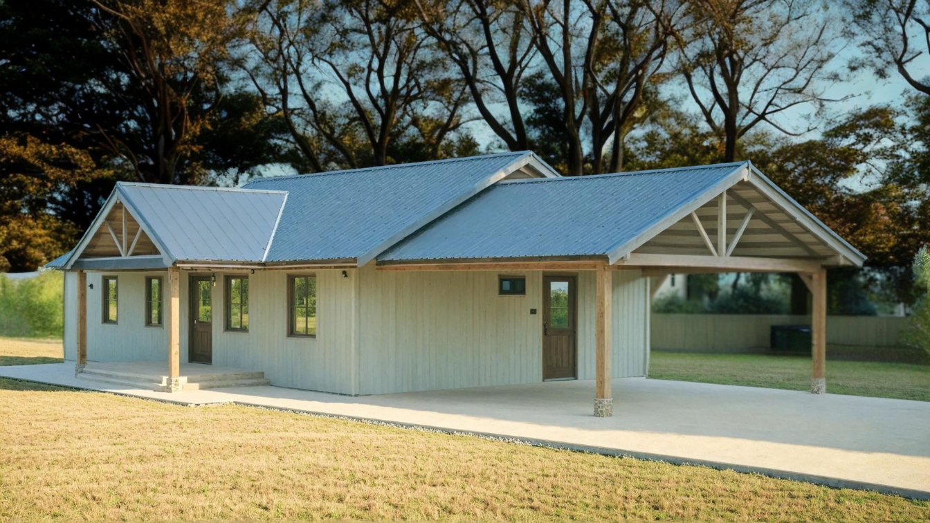 PL-64024 Thompson Barndominium House Plan