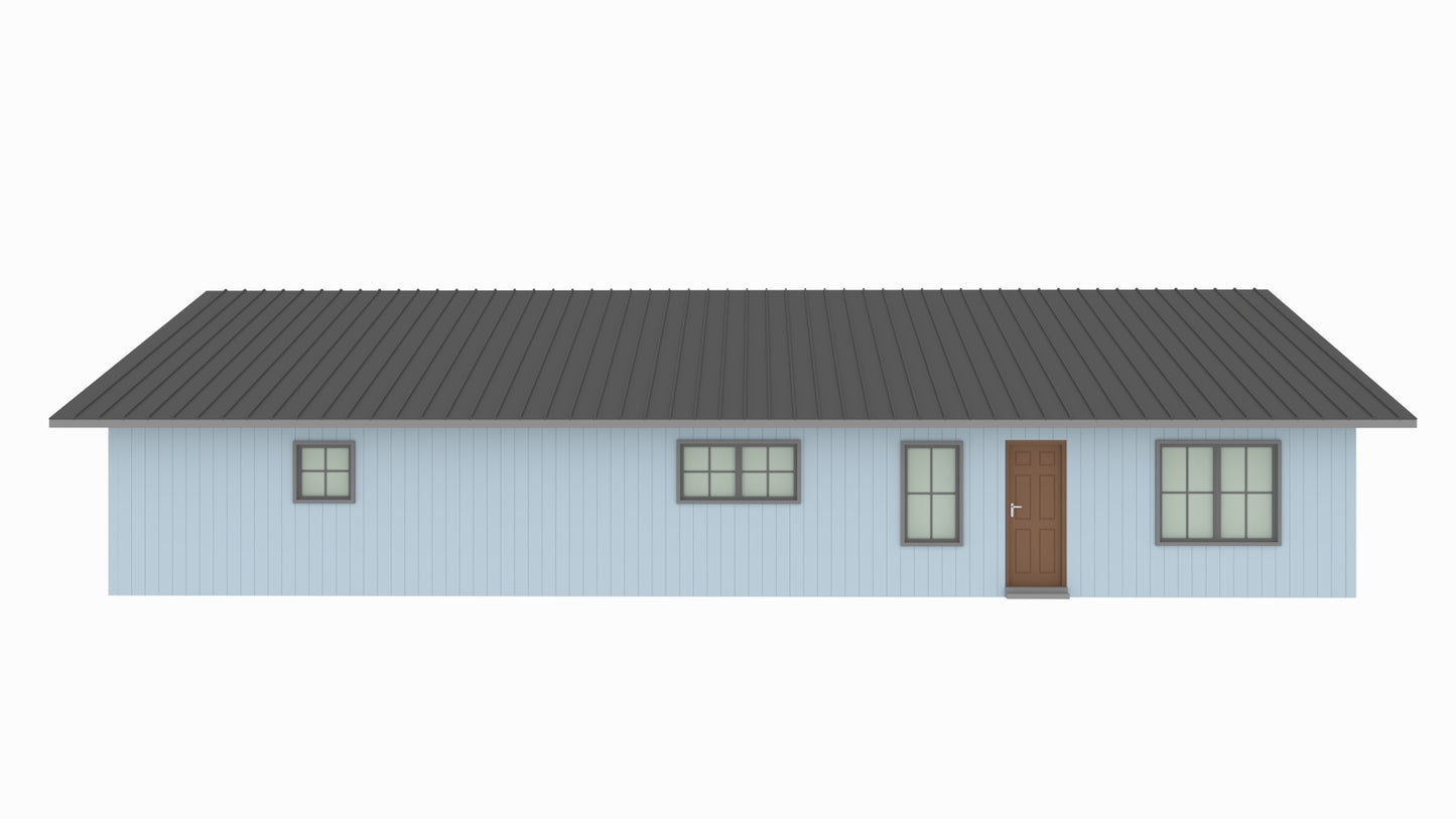 PL-64026 Monica Barndominium House Plan