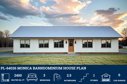 PL-64026 Monica Barndominium House Plan