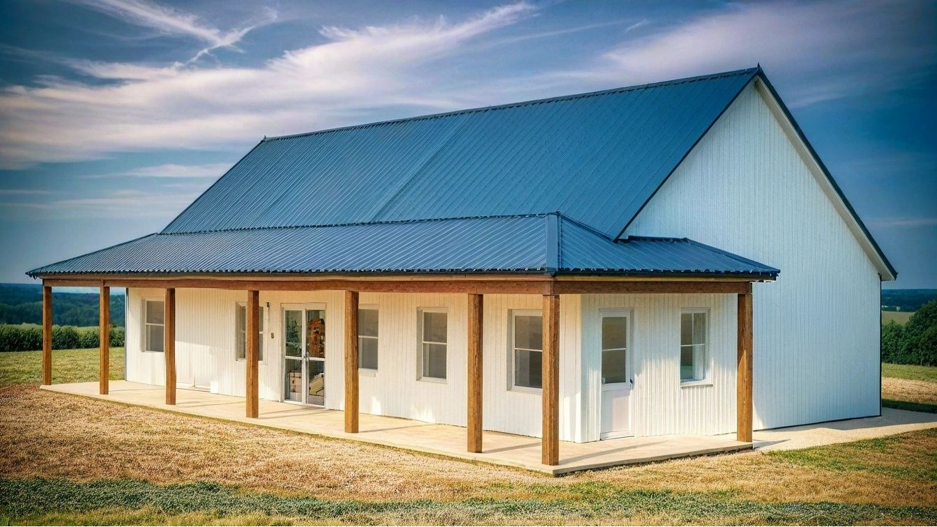 PL-64031 Ford Barndominium House Plan