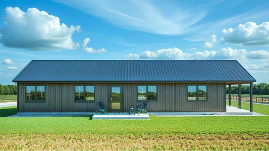 PL-64032 Abraham Barndominium House Plan