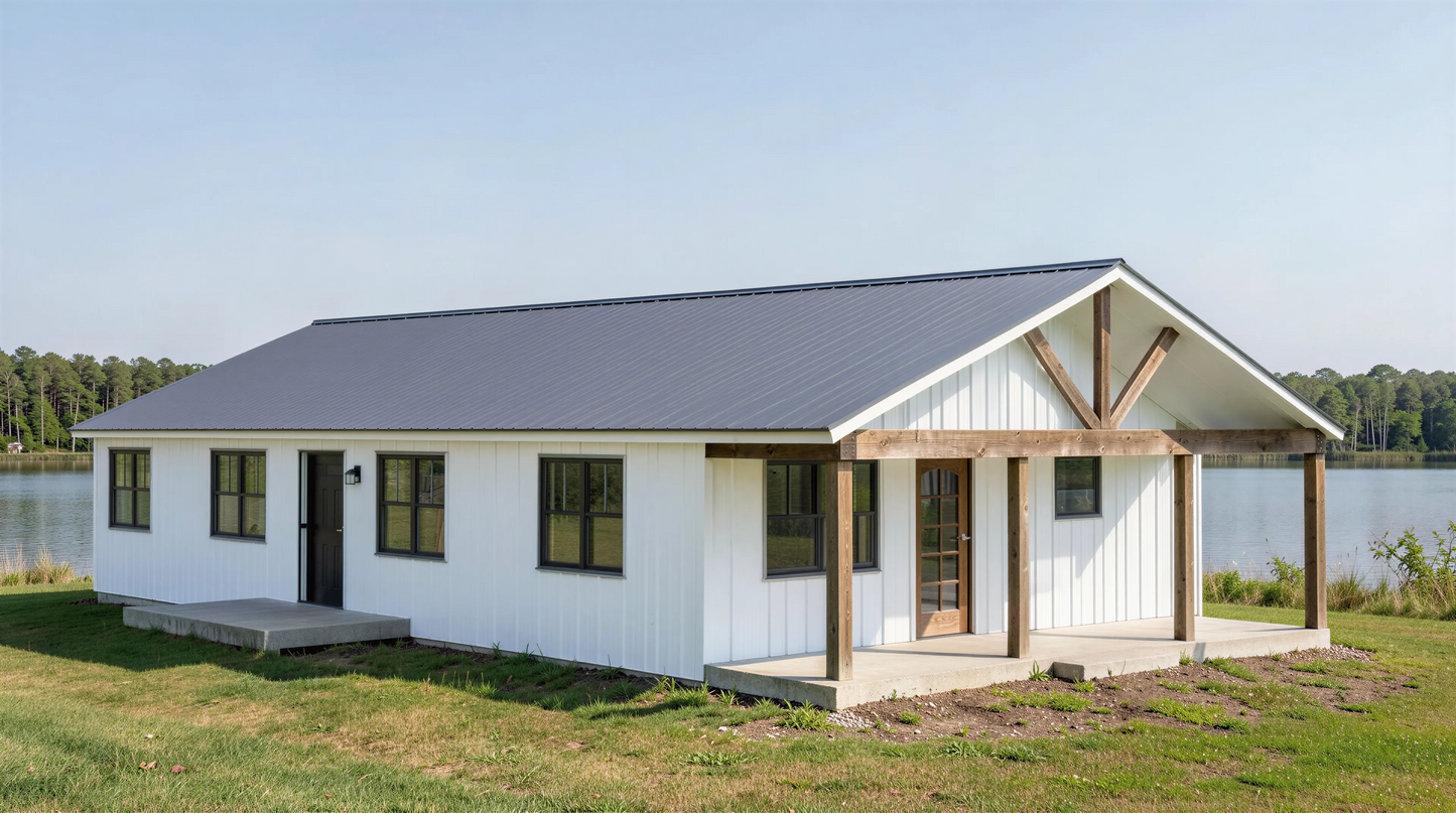 PL-64032 Abraham Barndominium House Plan