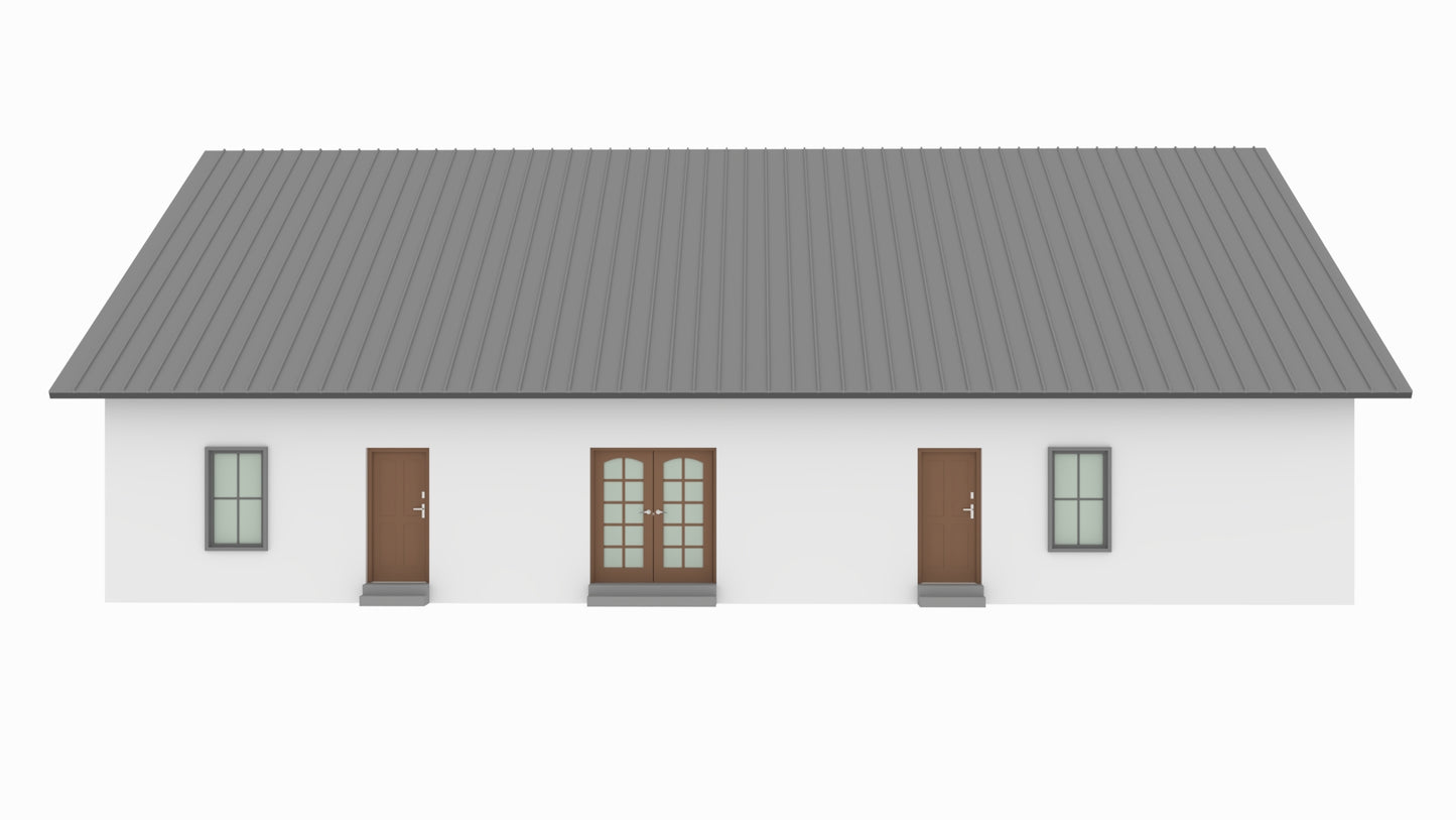 PL-64036 Frost Barndominium House Plan