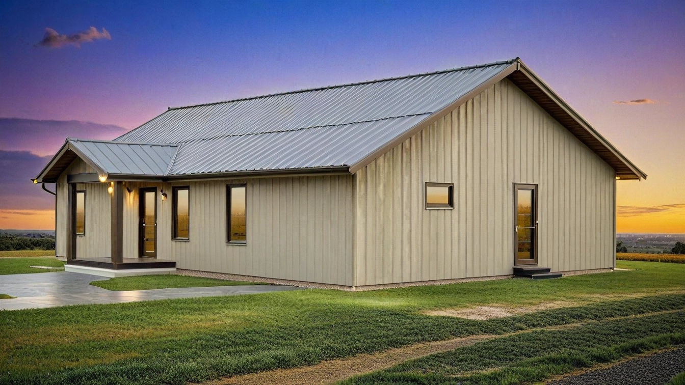 PL-64037 Fossil Barndominium House Plan