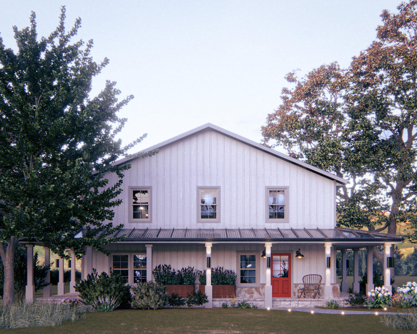 PL-69193 Westchase Barndominium House Plan