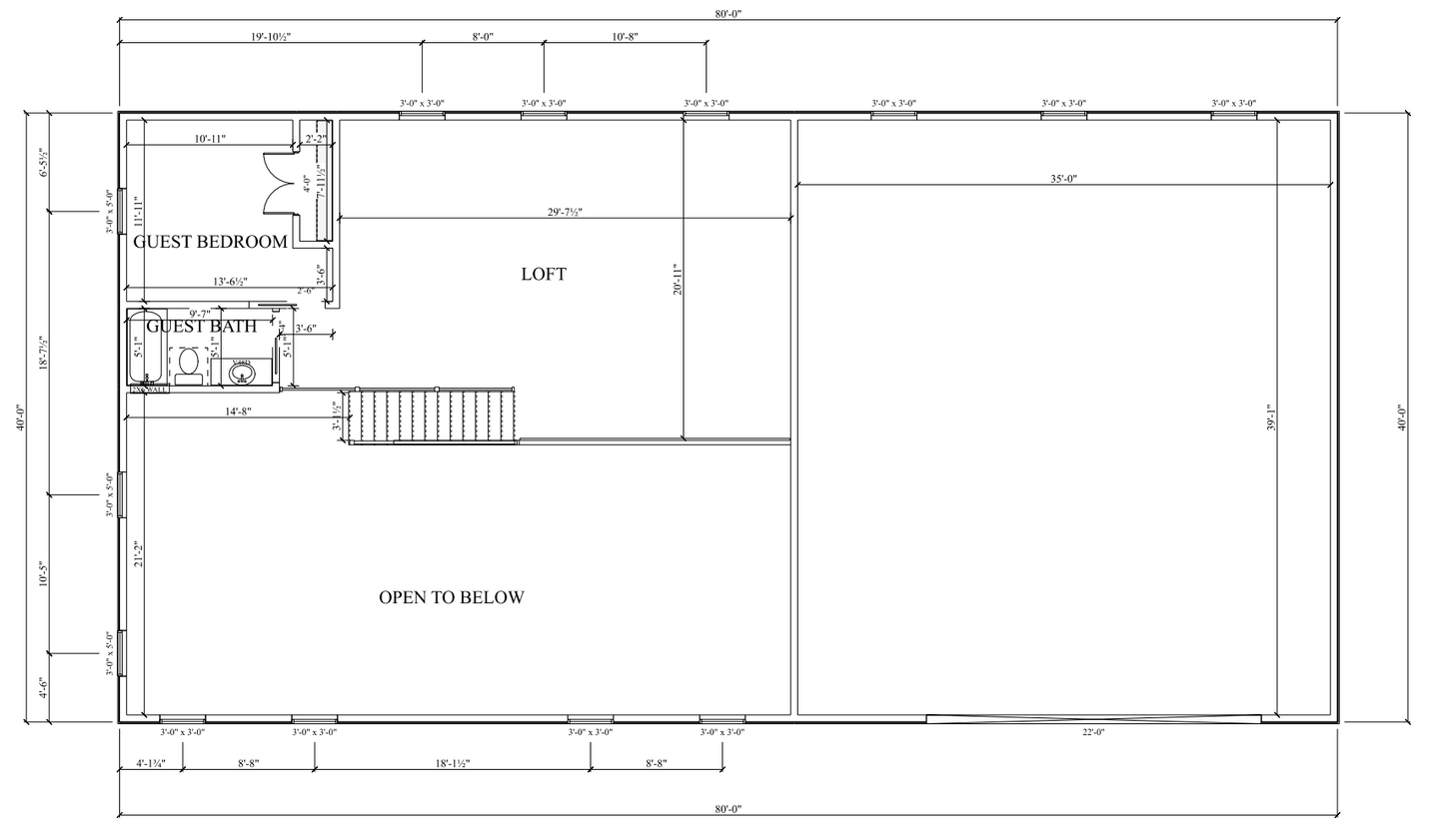 PL-69197 Bexley Barndominium House Plan