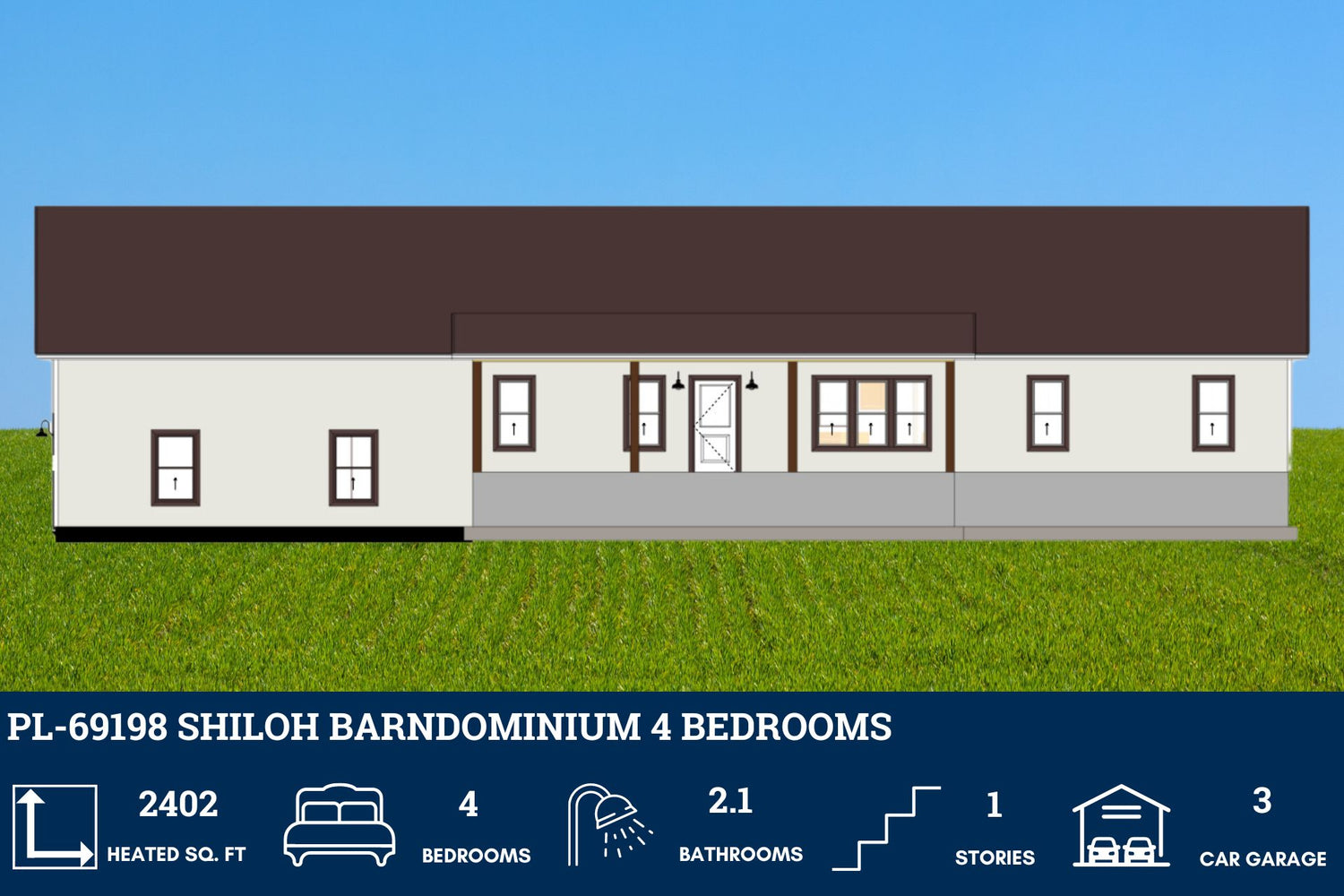 40x60 Barndominium House Plans