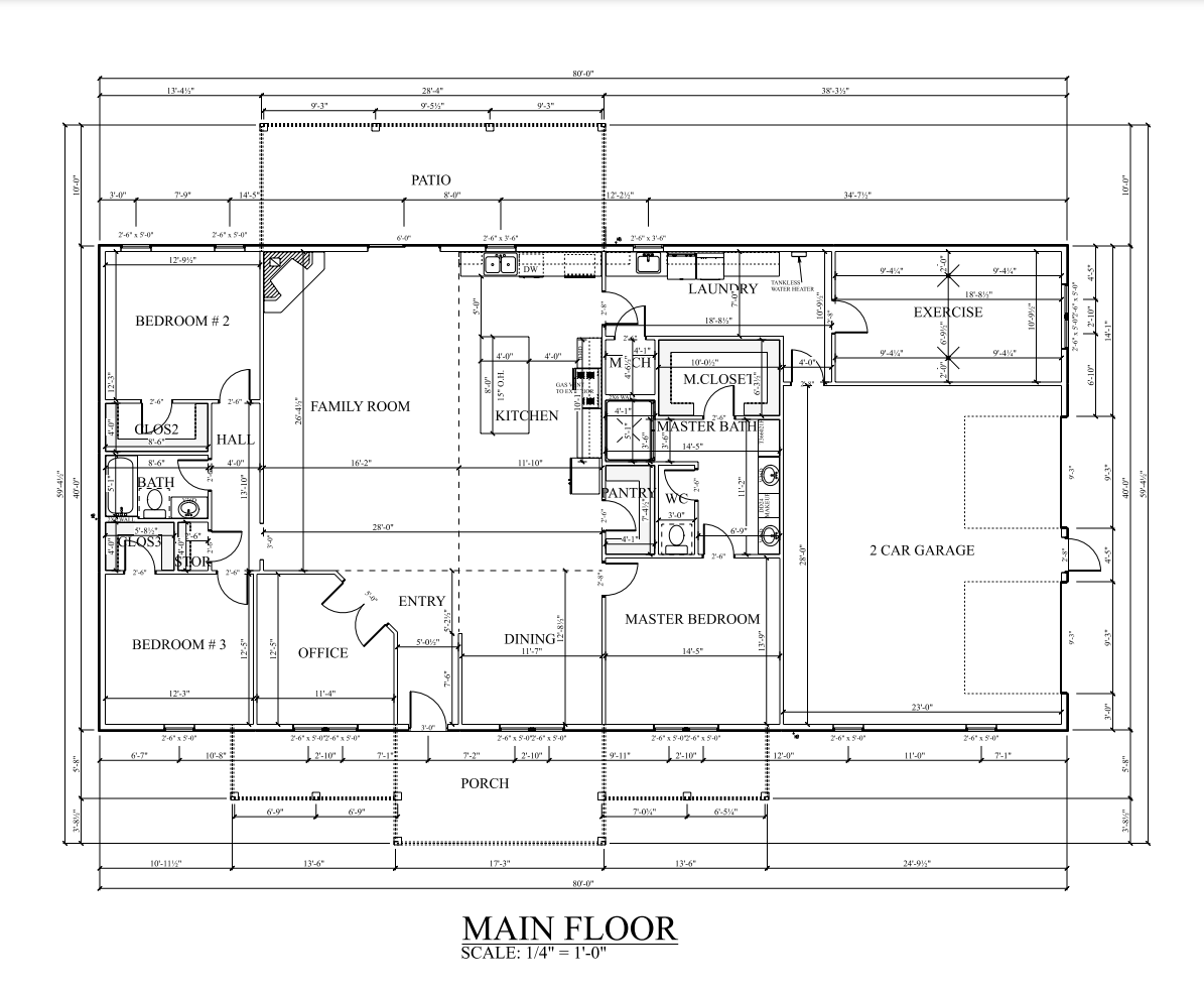 PL-71002 Riley Barndominium House Plan