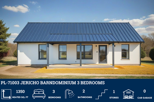 PL-71003 Jericho Barndominium House Plan