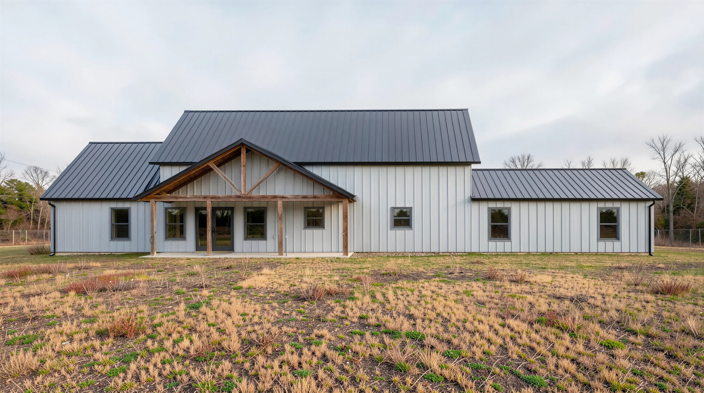 PL-71004 Alasio Barndominium House Plan