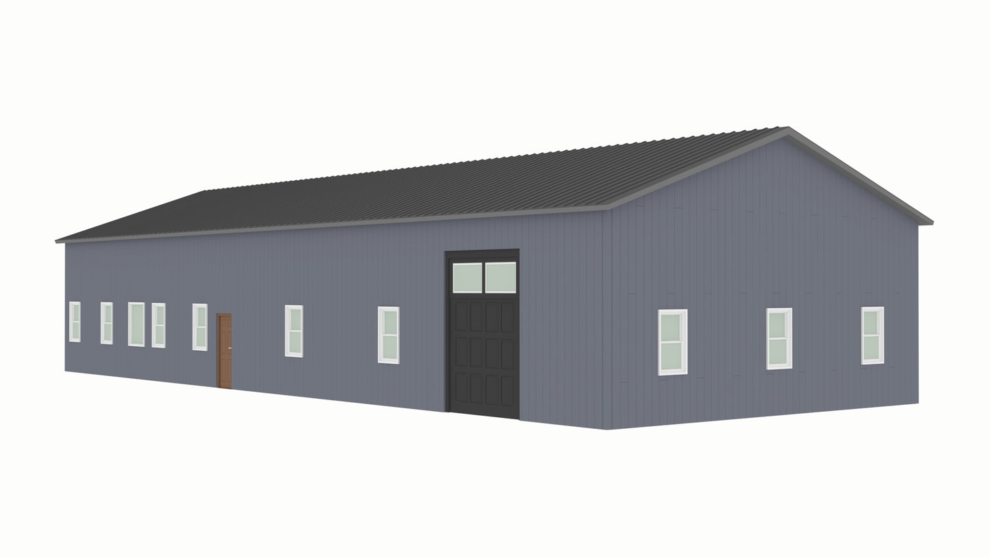 PL-71007-M Michelle Barndominium House Plan