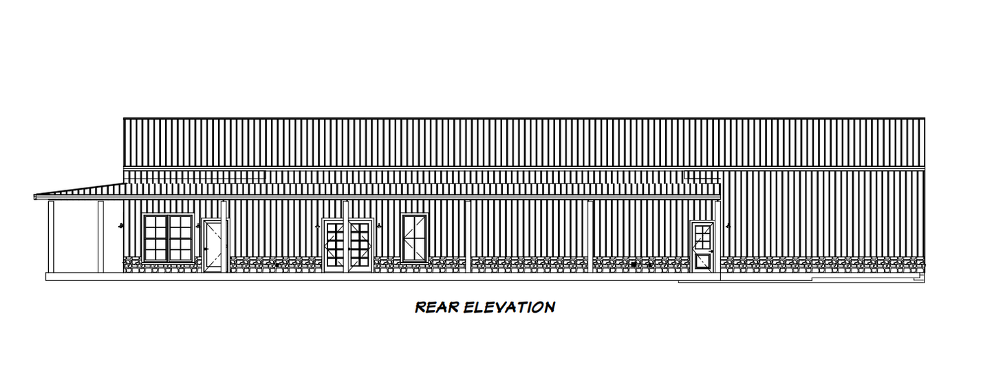 PL-71007 Mill Barndominium House Plan