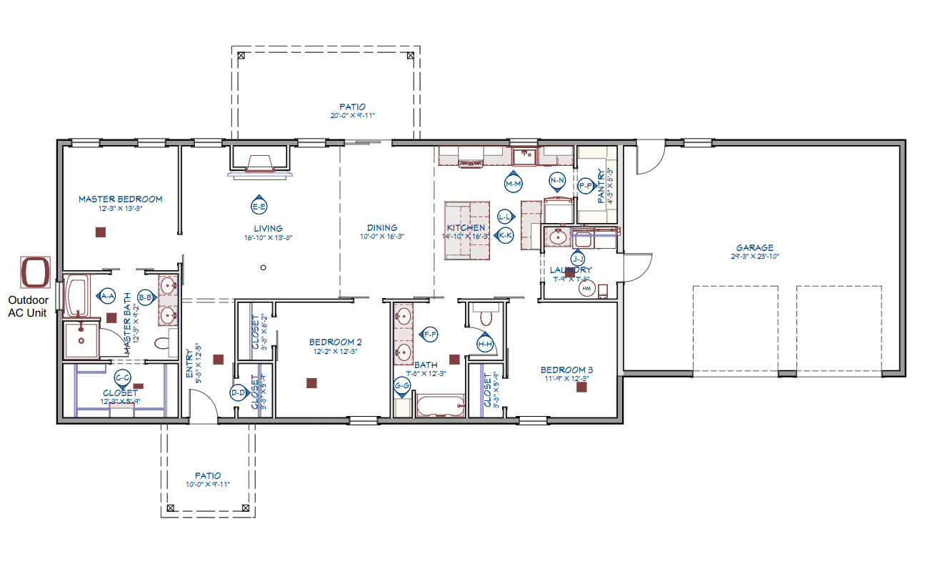 PL-71008 Orchard Barndominium House Plan