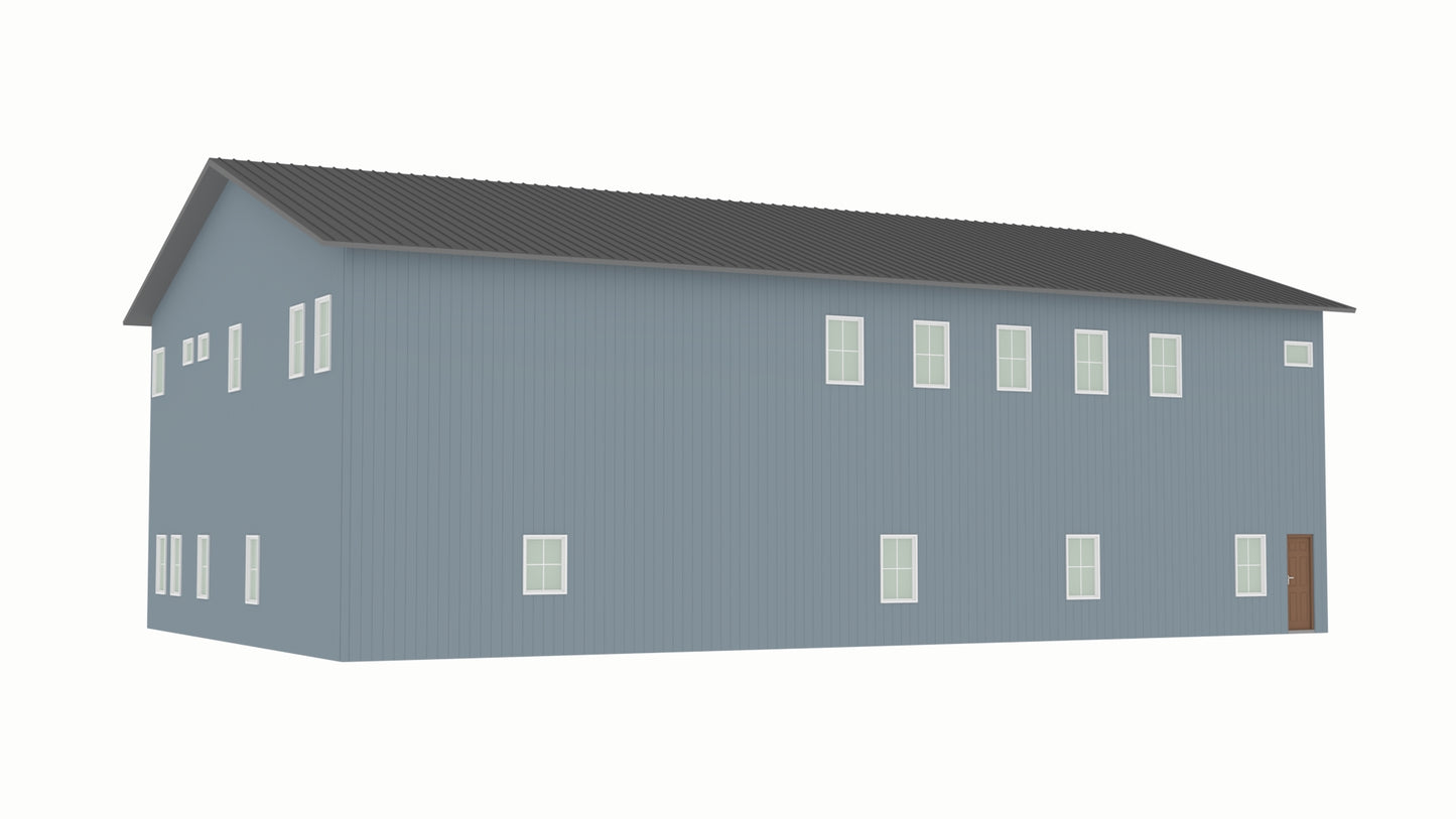 PL-71008 Spalding Barndominium House Plan