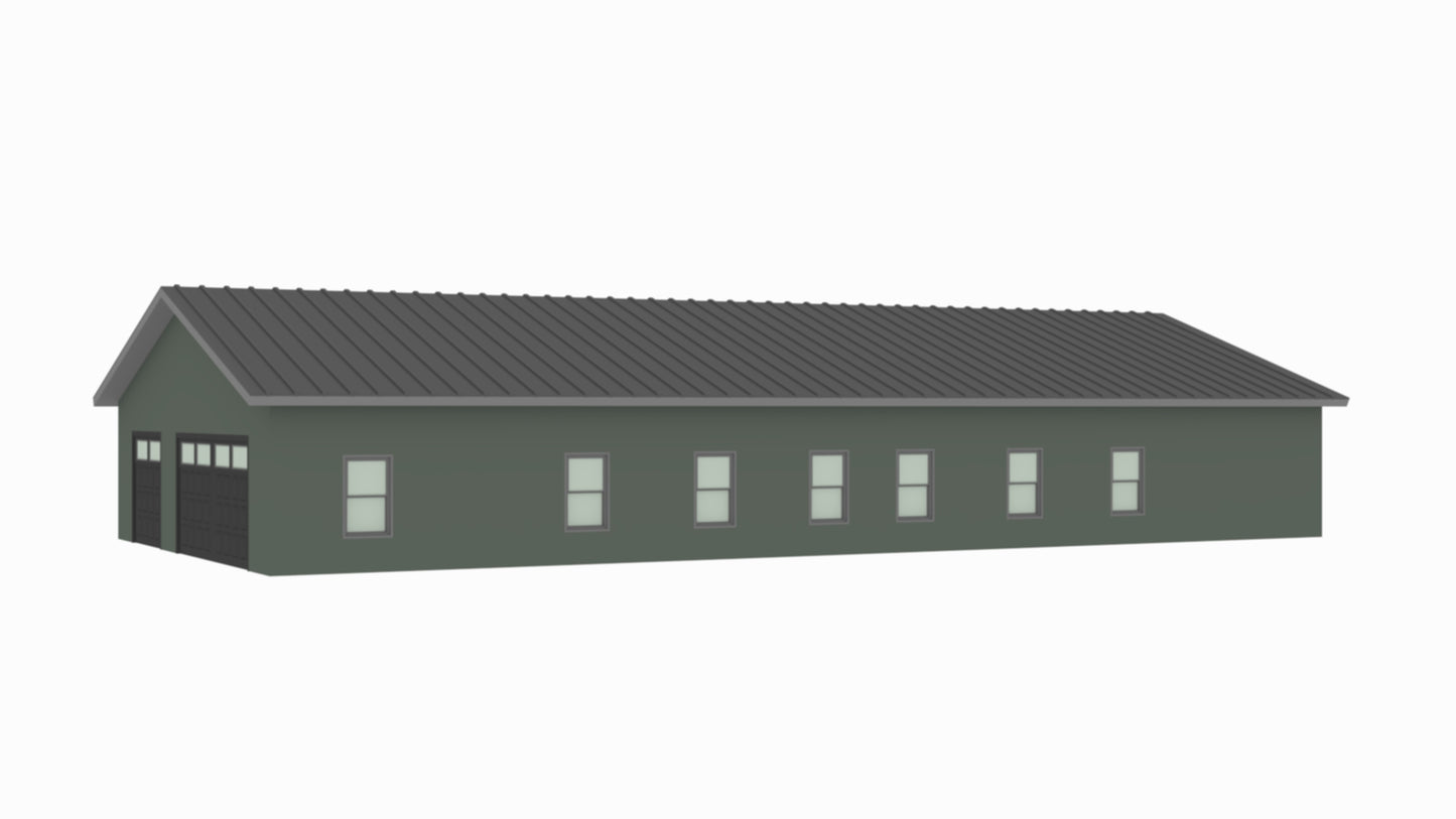 PL-71009 Hunter Barndominium House Plan
