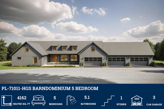 PL-71011-HGS Barndominium House Plan