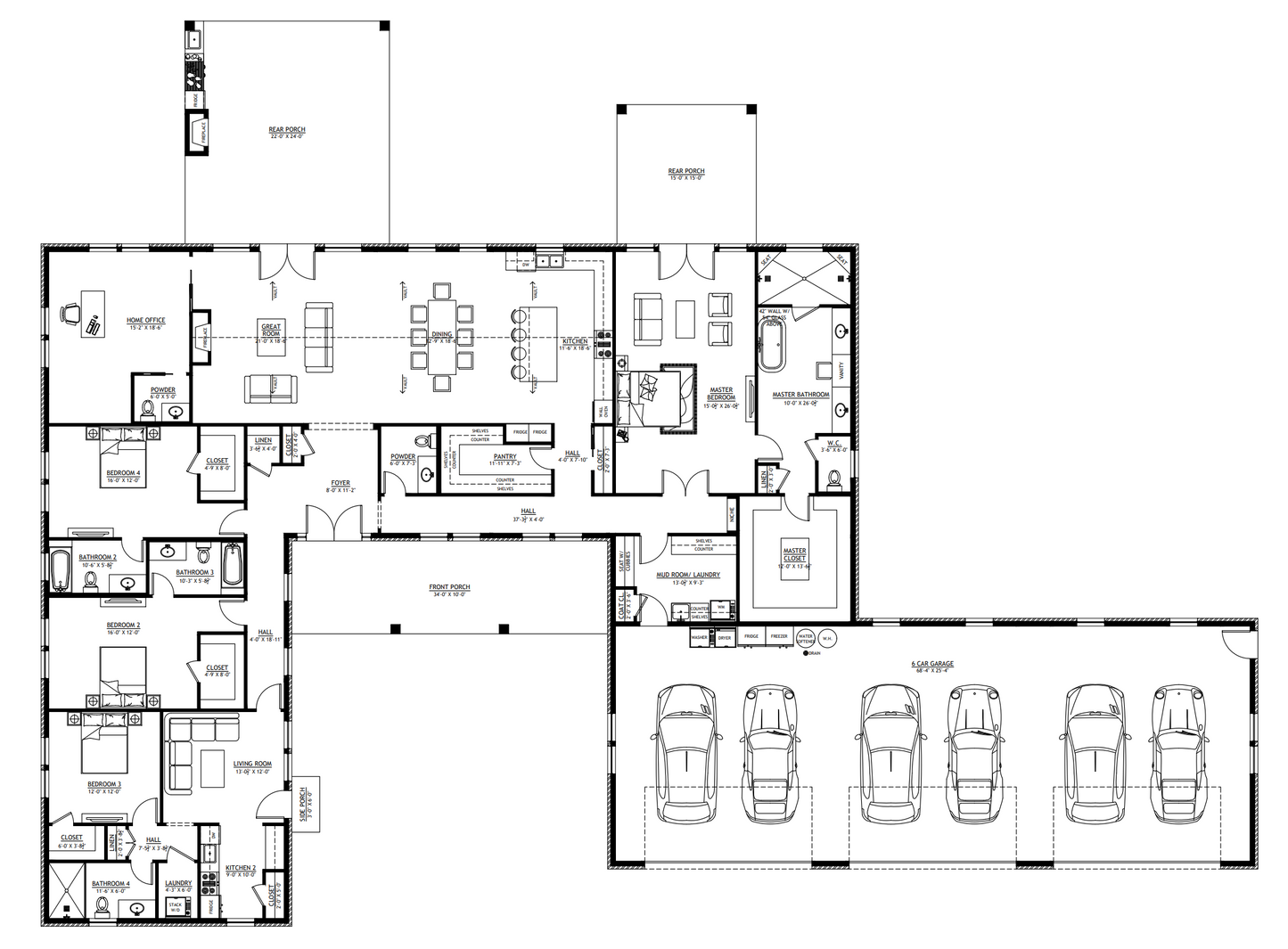 PL-71011-H Harvest Barndominium House Plan