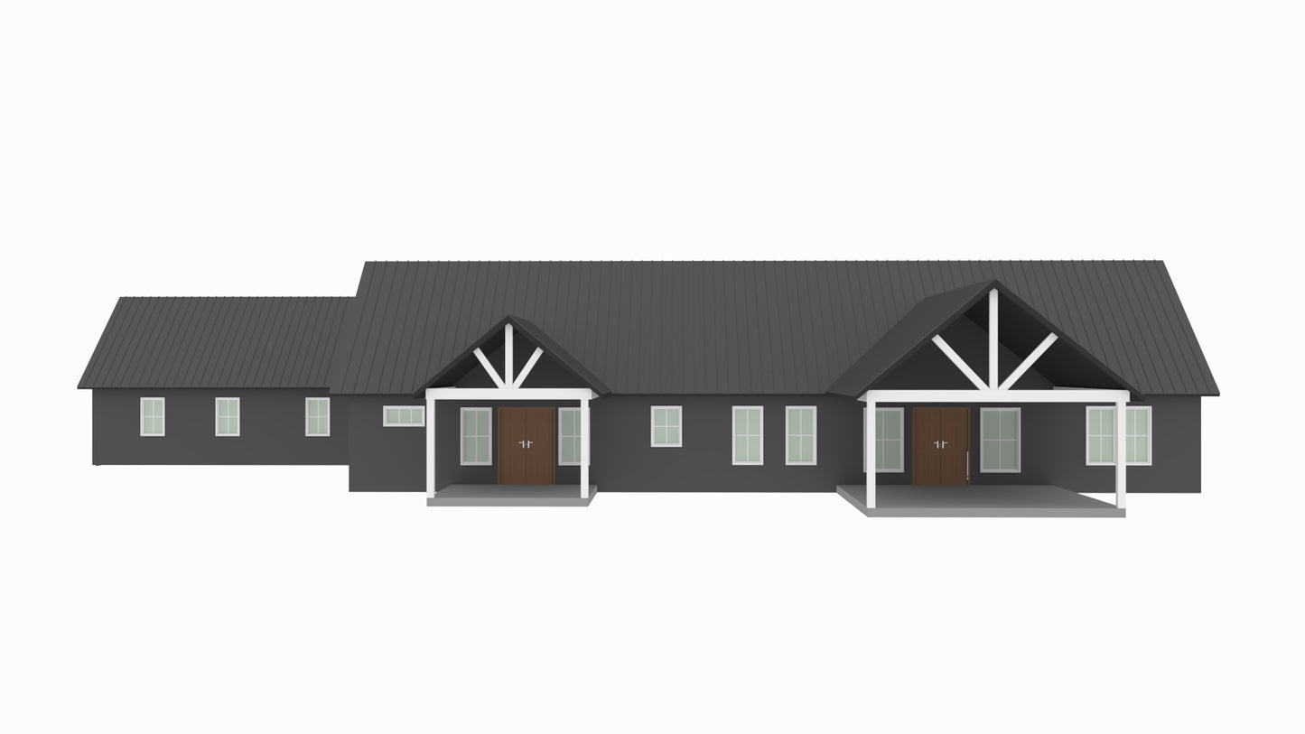 PL-71011-H Harvest Barndominium House Plan