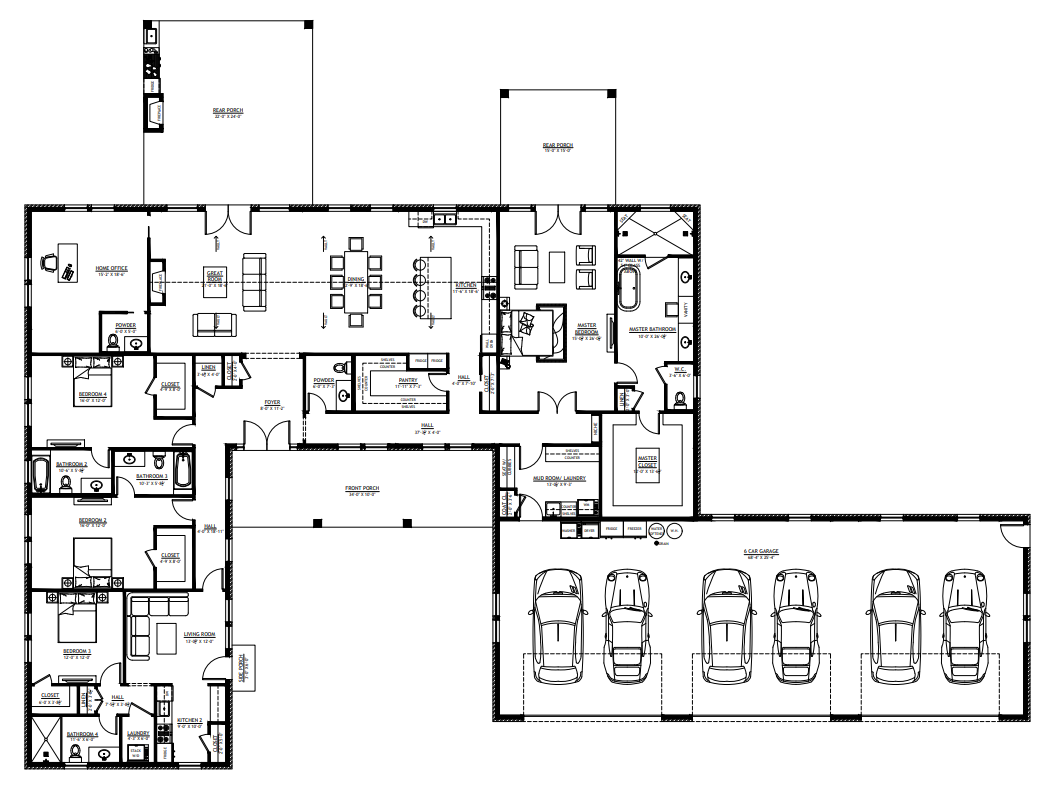 PL-71011-H Harvest Barndominium House Plan