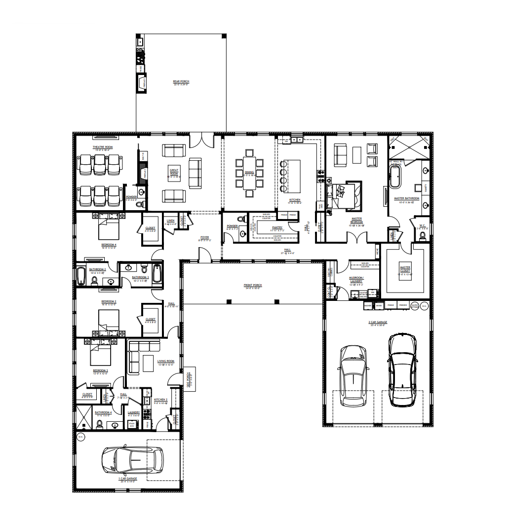 PL-71011 Rosemont Barndominium House Plans