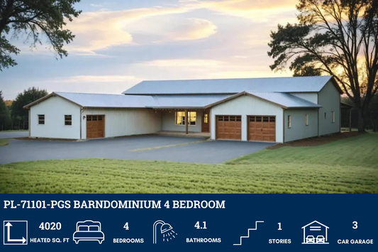 PL-71011-PGS Barndominium House Plan