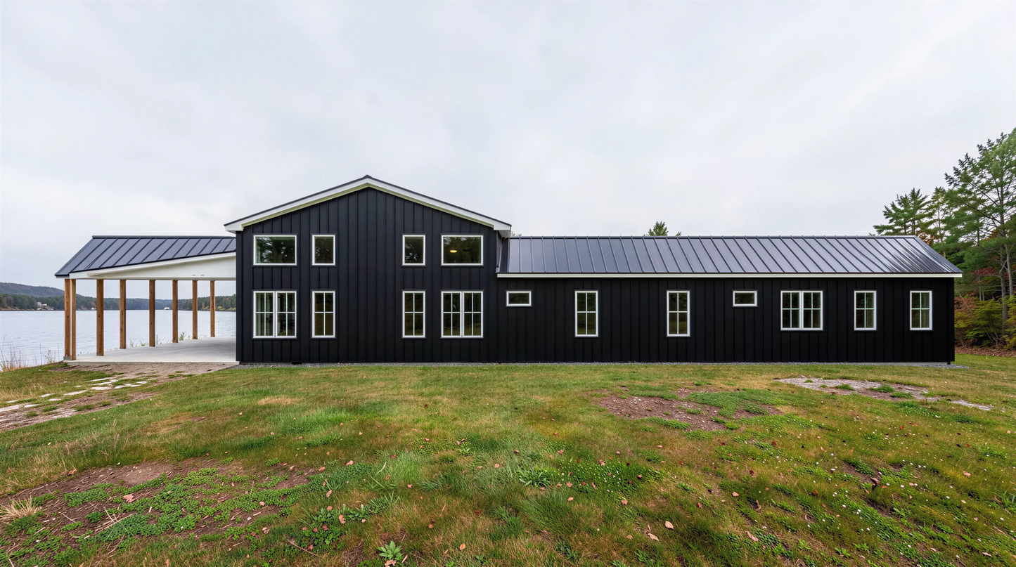 PL-71101-P Angel Barndominium House Plan